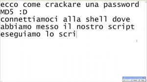 Crackare una password MD5