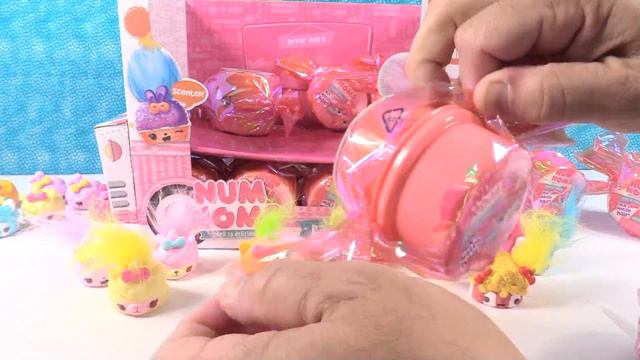 Num Noms Party Hair Series 1 Full Case Pencil Toppers Blind Bag Toy Review  PSToyReviews