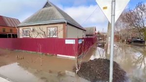 Уровень воды в реке Челбас достиг высокой отметки в Краснодарском крае