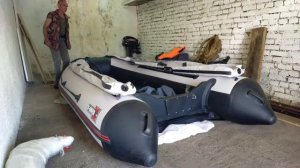 Распаковка новой лодки АГЕНТ 360Ф
