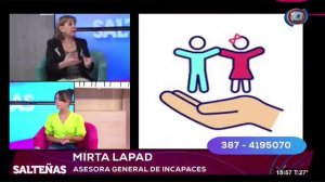 Mirta Lapad en Salteñas por El 10 TV