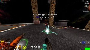 Quake 3 arena 4k, mod RUNO, прохождение nightmare, map25, dm19