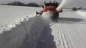 Чистим снег шнекоротором