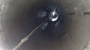 осушение участка дренажным колодцем из жби завершение.