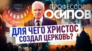 ПРОФЕССОР ОСИПОВ: ДЛЯ ЧЕГО ХРИСТОС СОЗДАЛ ЦЕРКОВЬ?