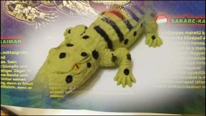 Деагостини КРОКОДИЛЫ и КО МАКСИ ШИРОКОМОРДЫЙ КАЙМАН Deagostini распаковка