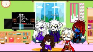 Undertale reacts to Disbelief Papyrus | Gacha Club |