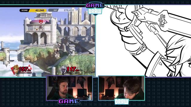 How to Draw Link from The Legend of Zelda - Professional level Tutorial - Smash Bros Ultimate