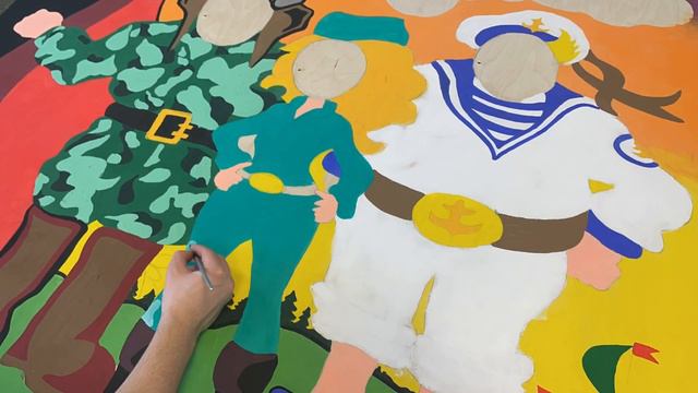 Как сделать фотозону своими руками? Оформление к 23 февраля/ Process Art