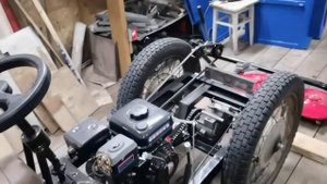 Мототачка-сенокосилка. Первый тест, примерка