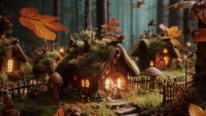 ⋆ ˚??♀️。 Fairy Village in the Forest ?˚。 Ambience & Soft Music ? Nature sounds ASMR