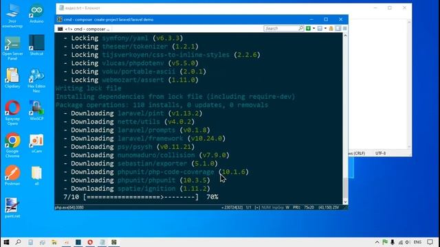 Установка Ларавель 10 на Опен Сервер. Installation Laravel 10 on Open Server.
