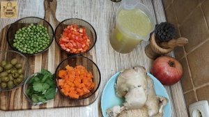 Заливное из курицы с овощами. Яркое блюдо на праздничном столе!