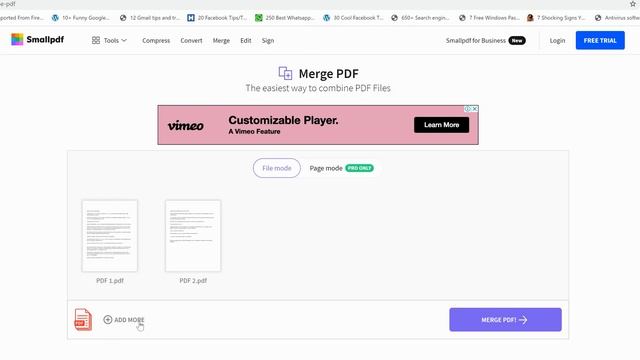 How To Merge PDF Files Online смотреть онлайн