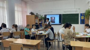 6 сынып. Қазақ тілі мен әдебиет сабағы.Сабақтың тақырыбы: Мұхтар Әуезов- қазақтың ұлы жазушысы.