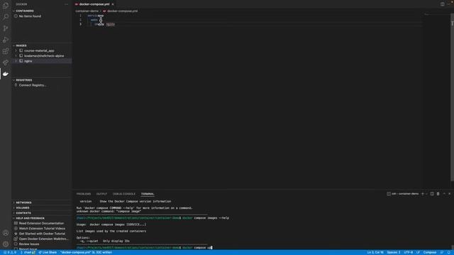 EE491F: Data Driven Web Development: Container: Docker Compose смотреть онлайн