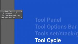 1-6 : Tool panel & Tool Options Bar di Photoshop CC 2017