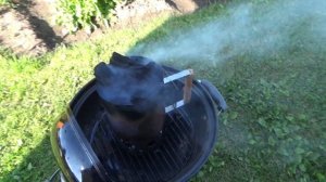 Распаковка и тестирование угольного гриля Weber Compact Kettle 47 см