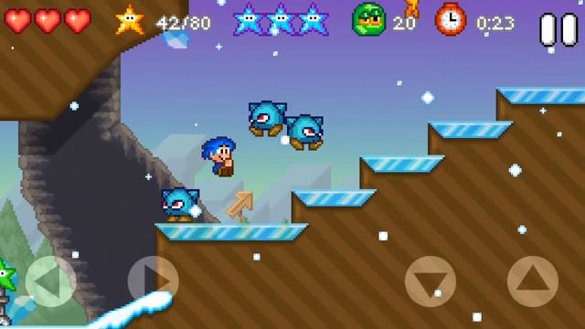 Bloo Kid 2 Gameplay - Icy Wastes 4-1 смотреть онлайн