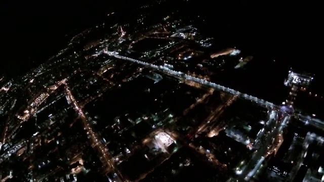 Ночной Томск с ВЫСОТЫ - Лагерный Сад