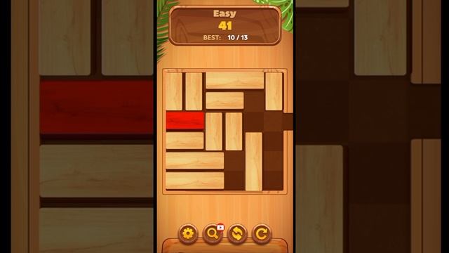 Unblock Sliding Block Puzzle Game Easy Level 41 #shorts #unblockpuzzle