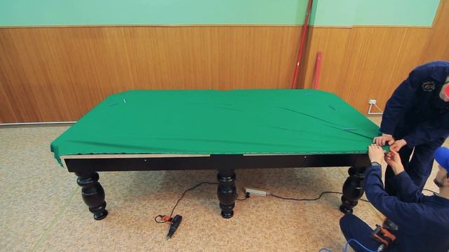 Сборка бильярдного стола "Мрия" 9 футов смотреть онлайн