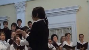 Г.Свиридов  Веснянка. Дирижер Жанна Зайцева