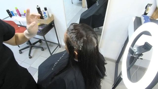 Как закрасить седину #окрашиваниеволос