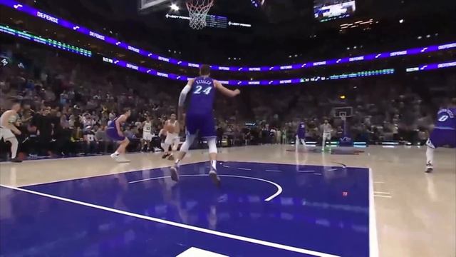 Walker Kessler with the clutch block on Grant Williams to seal the win vs Celtics смотреть онлайн