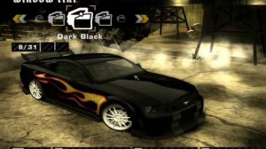 Nfs Most Wanted - Mustang tuning
