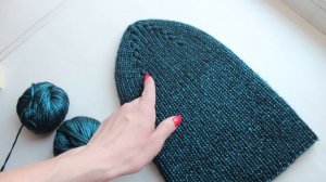 Шапка спицами / Шапка - бини \ Как вязала \ Расход пряжи \ закрытие макушки \ Мастер - класс шапка