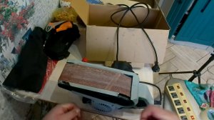 Ленточная шлифмашина Ресанта ЛШМ-75/900, хорошая машинка для дома и гаража