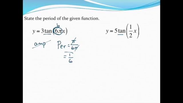Finding the period of a tangent function смотреть онлайн