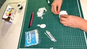 Мастер класс - Овечка из ватных палочек