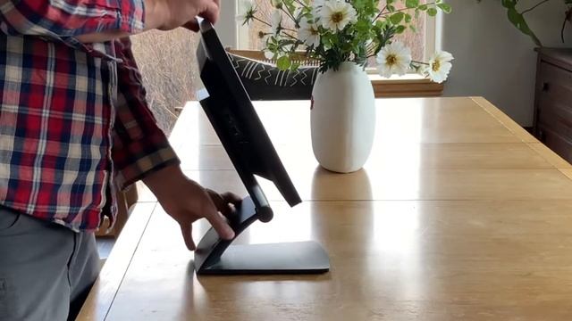 HP Monitor E201 How base works | How does the monitor base work смотреть онлайн