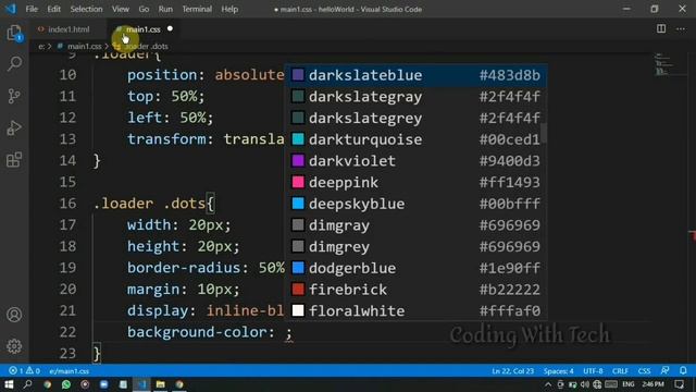 Awesome Preloader Using Html and Css | How to Create Animated Loader Using Html & Css | Css tutoria