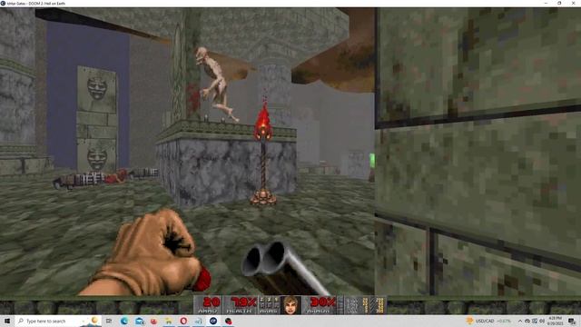 DOOM II - New Map - Ishtar Gates - UV - First Try! смотреть онлайн