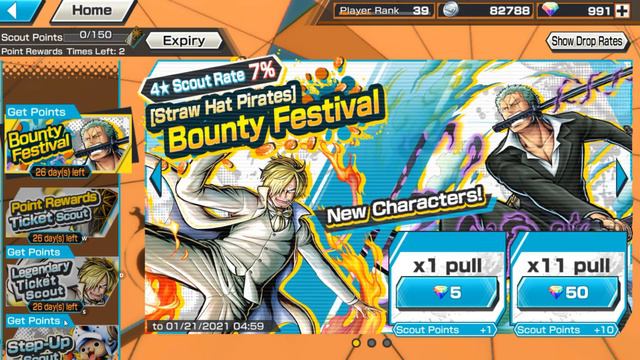 Обновление в игре! Логин Бонус на 120 камней | One Piece: Bounty Rush смотреть онлайн