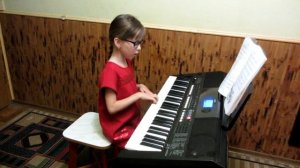 Прозвенел Звонок Песенка  Пианино. Мария Чернышова.