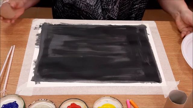 Мастер-класс по нетрадиционной технике рисования. Идрицкий дом культуры. смотреть онлайн