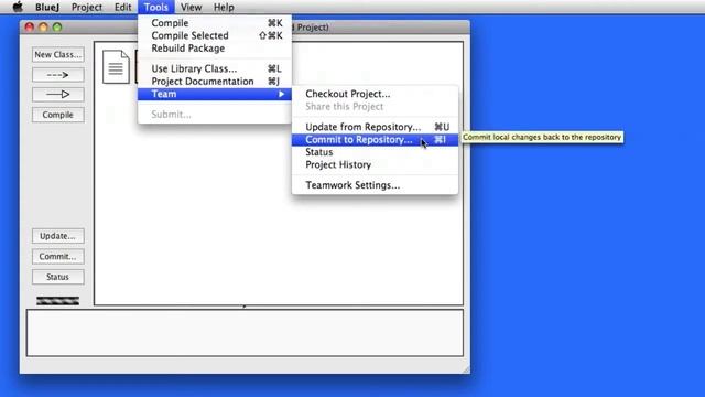 Using Subversion to share projects in BlueJ смотреть онлайн