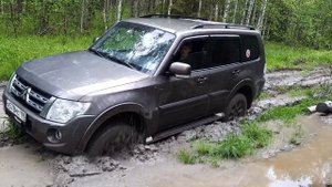 Mitsubishi Pajero 4 по лайту, BFGOODRICH ALL-TERRAIN против Goodyear Wrangler All-Terrain 265 65 17