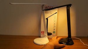 Светодиодный настольный светильник Luxel 10W белый + ночник