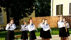 2022г. 10 июня. Фестиваль кадетских духовых оркестров. Мариинский Посад. школа №1770, Москва. ч.8.