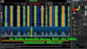 30.11.2022 18:54UTC, [Semilocal], Радио Родных Дорог, Волоколамск, 102.3МГц, 98км