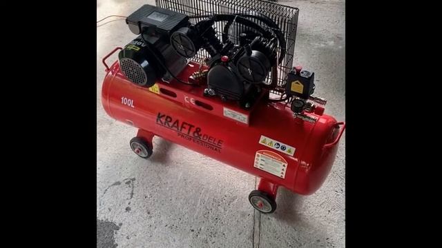 Мини обзор Компрессор KRAFT&DELE 100L KD402 смотреть онлайн