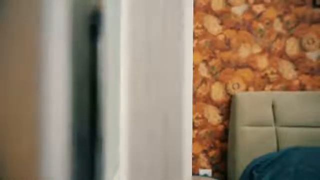 Каскадная перегородка из трёх створок на границе спальня - гостиная смотреть онлайн