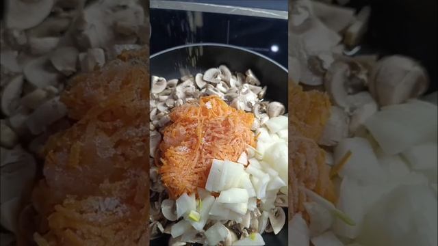 Гречка с шампиньонами