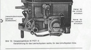КАРБЮРАТОР СОЛЕКС 30 - 34 PICT  И ЕГО НЕОБЫЧНЫЙ УСКОРИТЕЛЬНЫЙ НАСОС С ТЕРМОСТАТОМ