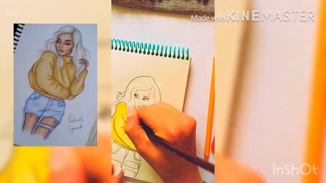 Урок рисования/ РИСУЮ ОБЛОЖКУ СВОЕГО КАНАЛА!| КАК НАРИСОВАТЬ ДЕВУШКУ?/ LOLLY PICTURES смотреть онлайн